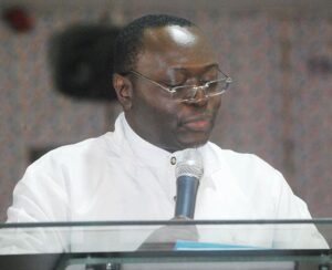 Anselm Adodo during a life coaching session offline
